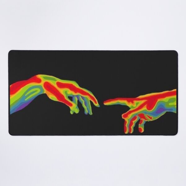 Item preview, Creation of Adam Thermal Heat Map Psychedelic Hands Art designed and sold by LYAN-STORE.