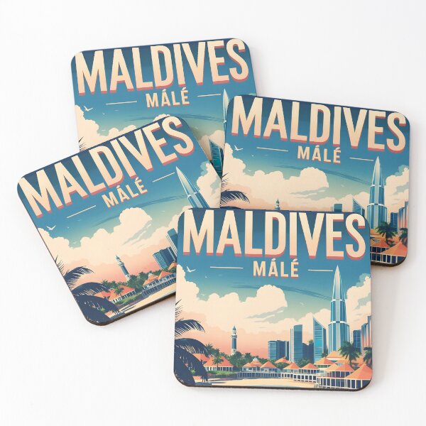 Item preview, Male Maldives Vintage Travel Tourism designed and sold by TravelersGems.