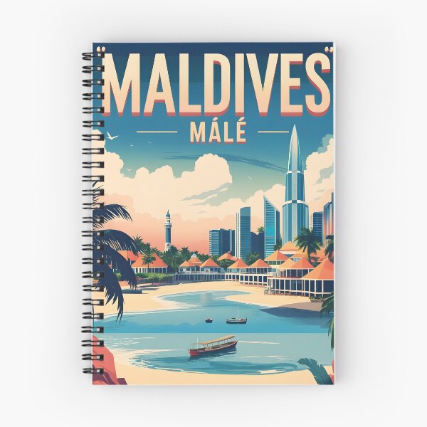 Item preview, Male Maldives Vintage Travel Tourism designed and sold by TravelersGems.
