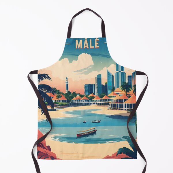 Item preview, Male Maldives Vintage Travel Tourism designed and sold by TravelersGems.