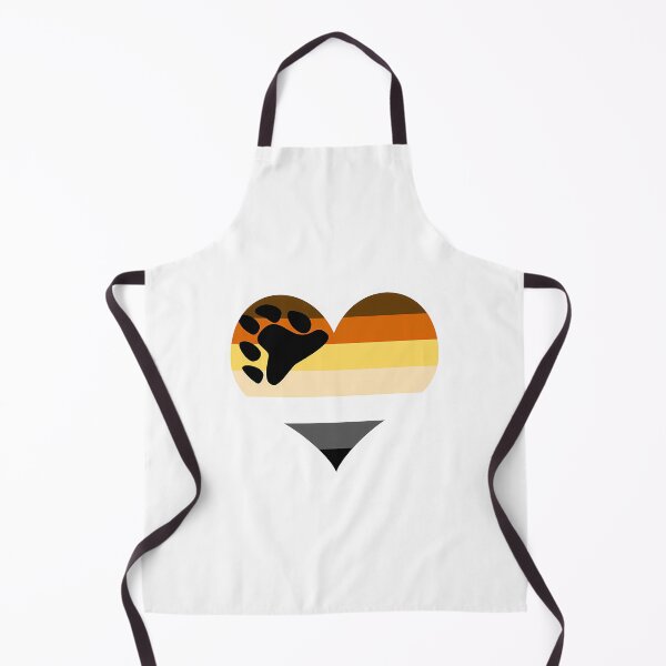 Item preview, Brotherhood Of Bears Pride Flag Heart designed and sold by bylerg-wyneth.