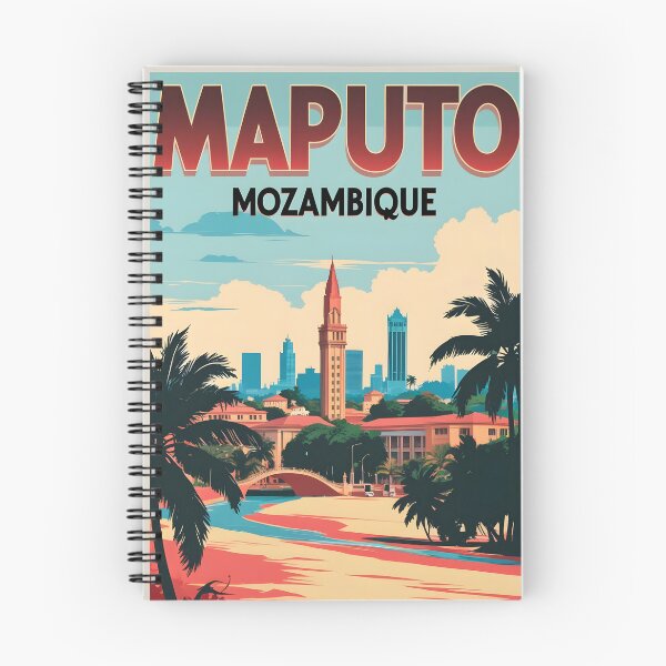 Item preview, Maputo Mozambique Vintage Travel Tourism designed and sold by TravelersGems.