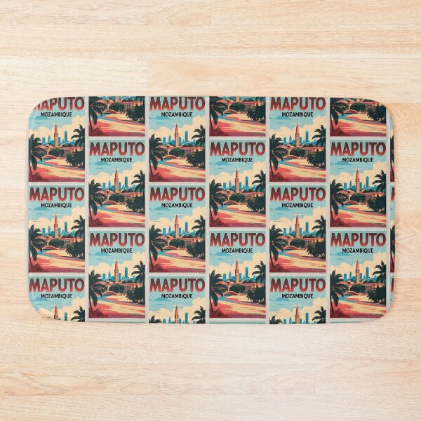 Item preview, Maputo Mozambique Vintage Travel Tourism designed and sold by TravelersGems.