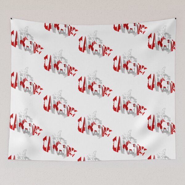 Item preview, Canada Typographic Map Flag designed and sold by bylerg-wyneth.
