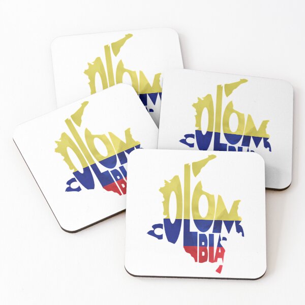 Item preview, Colombia Typographic Map Flag designed and sold by bylerg-wyneth.