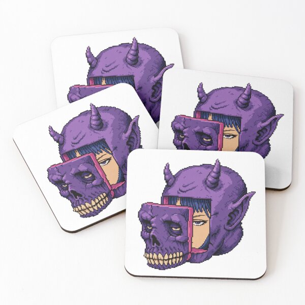 Item preview, Demonic Split Face Pixel Art designed and sold by EgoSovereign.