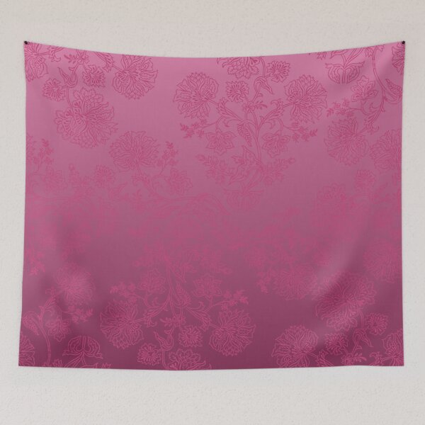 Item preview, Floral Elegance – Intricate Chintz Botanical Ombre Pattern | Pink designed and sold by Frohyou.