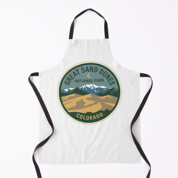 Item preview, Great Sand Dunes National Park Colorado Retro Dunes Patch designed and sold by LittleArij.