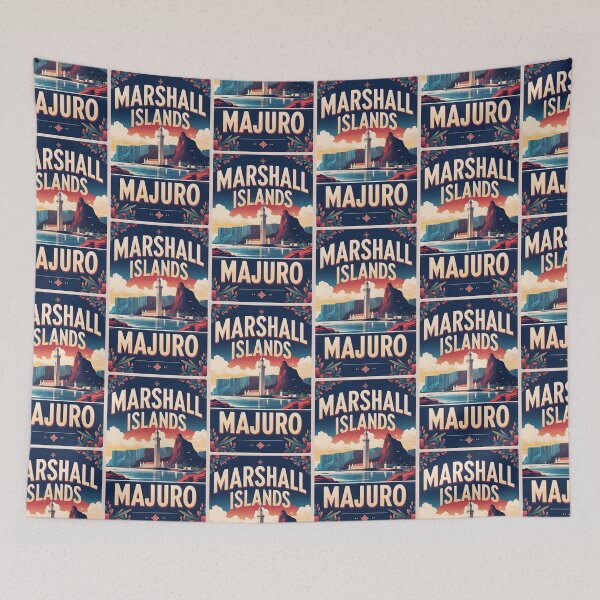 Item preview, Majuro Islas Marshall Viajes y turismo vintage designed and sold by TravelersGems.