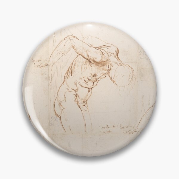 Item preview, Renaissance Male Nude Anatomy Study designed and sold by artofuniverse.
