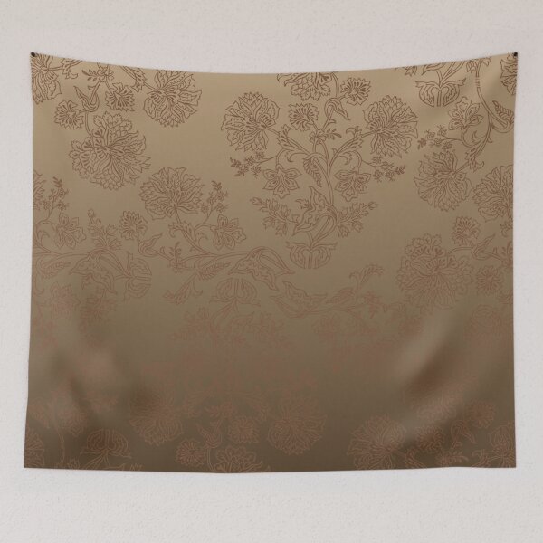 Item preview, Floral Elegance – Intricate Chintz Botanical Ombre Pattern | Brown designed and sold by Frohyou.