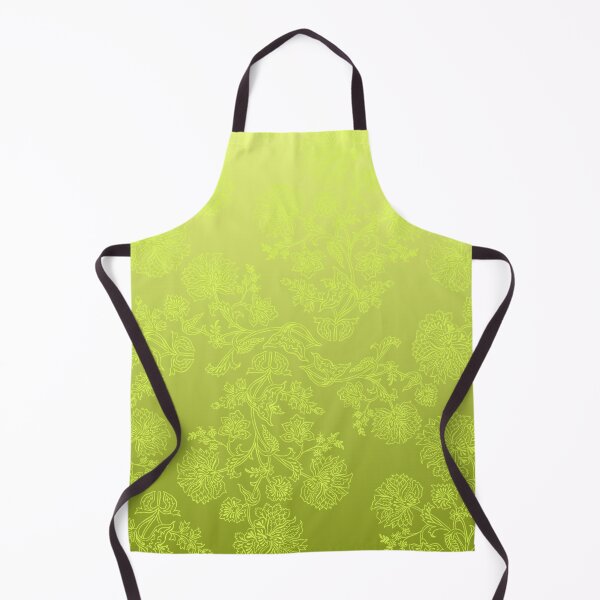 Item preview, Floral Elegance – Intricate Chintz Botanical Ombre Pattern | Chartreuse designed and sold by Frohyou.