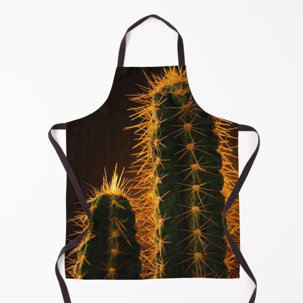 Item preview, Golden Backlit Cactus Spines Macro Desert Botanical Photo designed and sold by LYAN-STORE.
