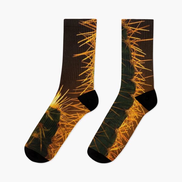 Item preview, Golden Backlit Cactus Spines Macro Desert Botanical Photo designed and sold by LYAN-STORE.