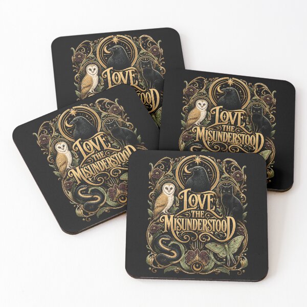 Item preview, Love The Misunderstood Bat Raven Cat 3 designed and sold by Positive&FunnyThings.