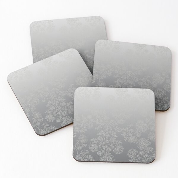 Item preview, Floral Elegance – Intricate Chintz Botanical Ombre Pattern | Gray designed and sold by Frohyou.