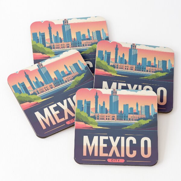 Item preview, Mexico City Mexico Vintage Travel Tourism designed and sold by TravelersGems.