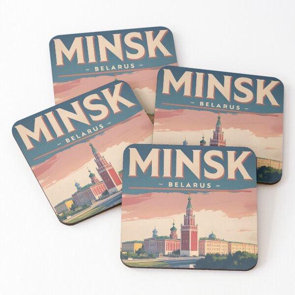 Item preview, Minsk Belarus Vintage Travel Tourism designed and sold by TravelersGems.