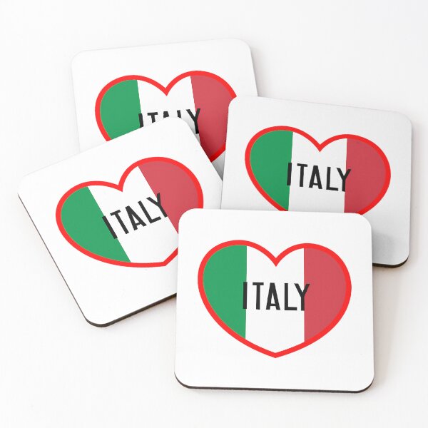 Item preview, Heart With Italian Flag Patriotic Icon designed and sold by bylerg-wyneth.