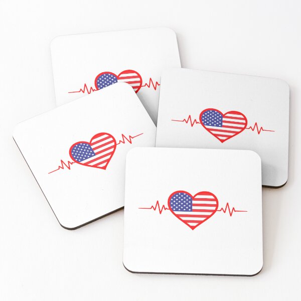 Item preview, Heart With Usa Flag Symbol  Patriotic American Love And Freedom Icon designed and sold by bylerg-wyneth.
