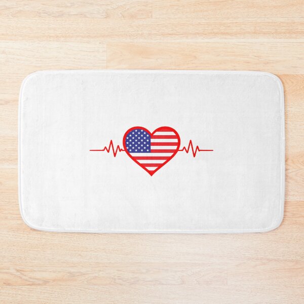Item preview, Heart With Usa Flag Symbol  Patriotic American Love And Freedom Icon designed and sold by bylerg-wyneth.