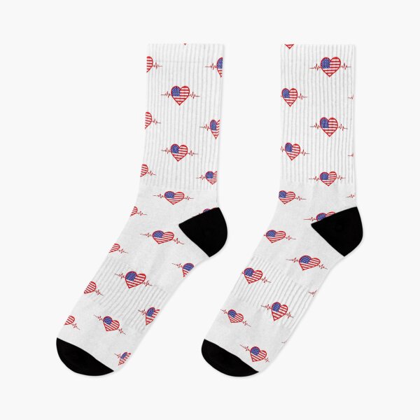 Item preview, Heart With Usa Flag Symbol  Patriotic American Love And Freedom Icon designed and sold by bylerg-wyneth.