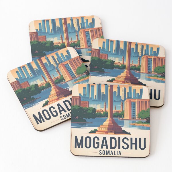 Item preview, Mogadishu Somalia Vintage Travel Tourism designed and sold by TravelersGems.