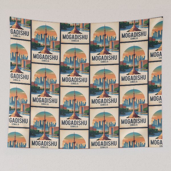 Item preview, Mogadishu Somalia Vintage Travel Tourism designed and sold by TravelersGems.