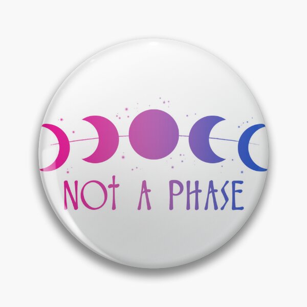 Item preview, Not A Phase Bisexual Moons designed and sold by Cap'n Moony Art.