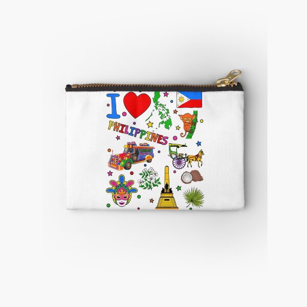 Item preview, I Love Philippines. Hand Drawn Philippine Landmarks Flag And Map designed and sold by bylerg-wyneth.