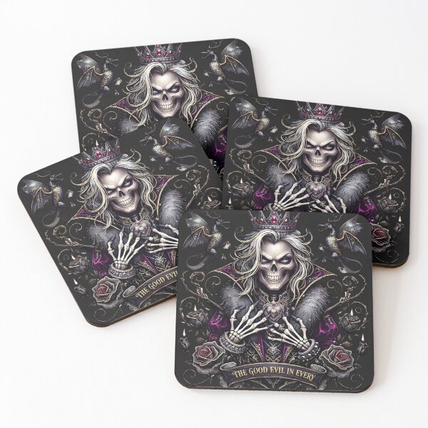 Item preview, Skeleton King Holding Jewel Heart designed and sold by Voodoo Store Paranormal Collections.