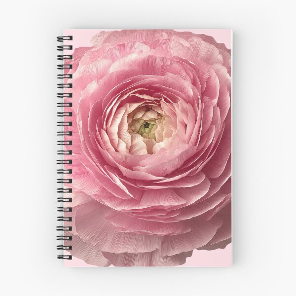 Item preview, Flor de ranúnculo rosa, romántica botánica designed and sold by jianina-alondra.