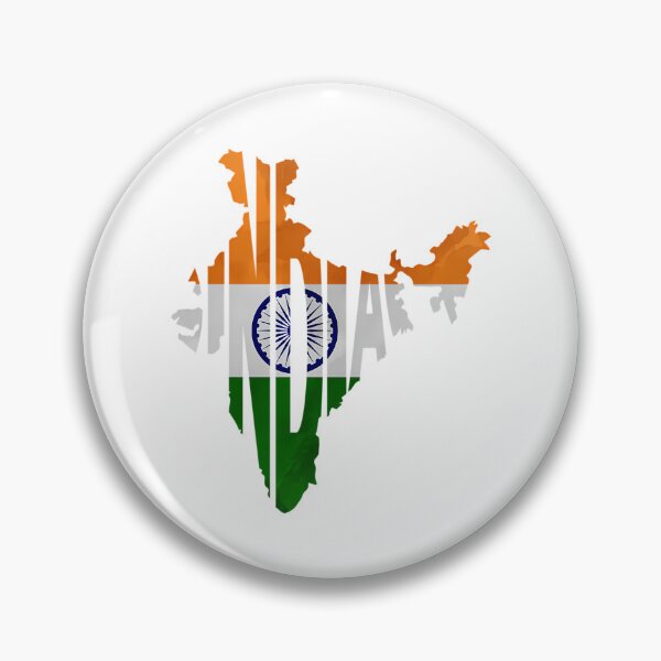 Item preview, India Typographic Map Flag designed and sold by bylerg-wyneth.