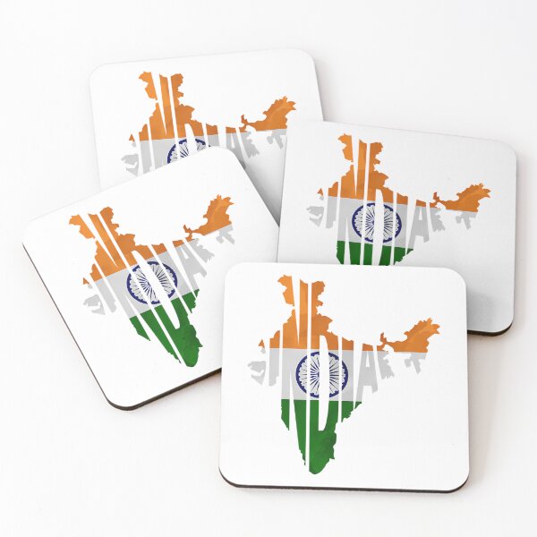 Item preview, India Typographic Map Flag designed and sold by bylerg-wyneth.