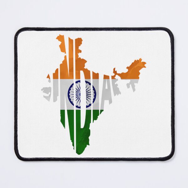 Item preview, India Typographic Map Flag designed and sold by bylerg-wyneth.