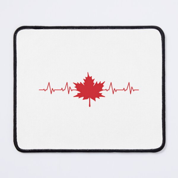 Item preview, I Love Canada Maple Leaf Heart Beats Design The Canadian Flag Icon - Wht designed and sold by bylerg-wyneth.