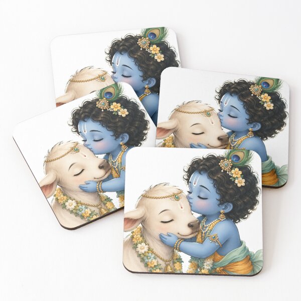 Item preview, Little Krishna and Sacred Cow Love designed and sold by RedSwagStore.