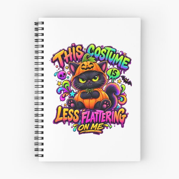 Item preview, Grumpy Black Cat in Pumpkin Costume Halloween designed and sold by OMdesign10.