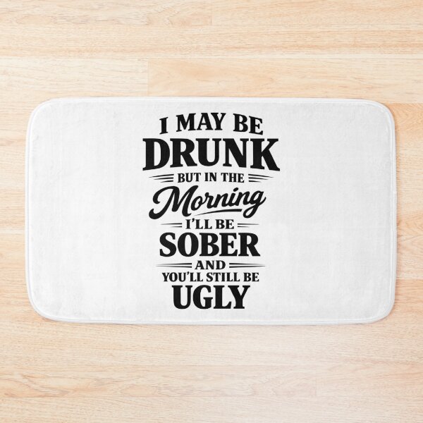 Item preview, Funny Drunk Tonight Sober Tomorrow Quote designed and sold by NovaCutCrafts.