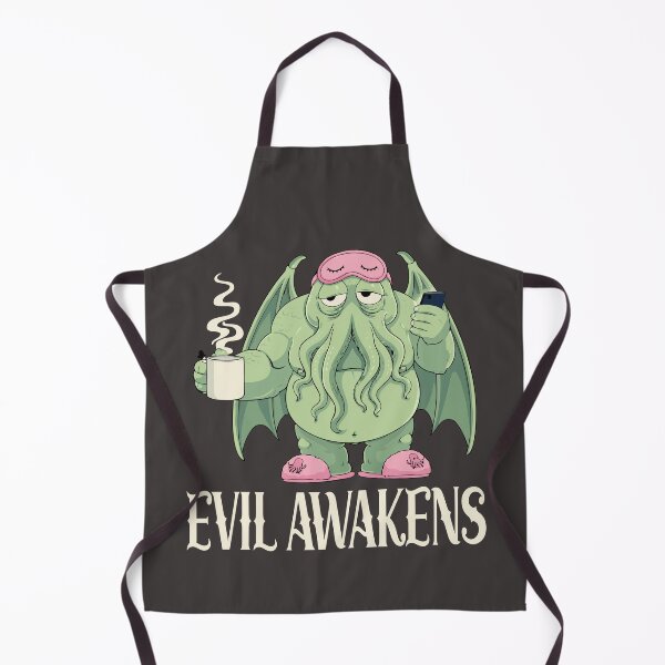 Item preview, Cthulhu Evil Awakens, Funny Cthulhu Morning Coffee Pajama designed and sold by Colorfulman.