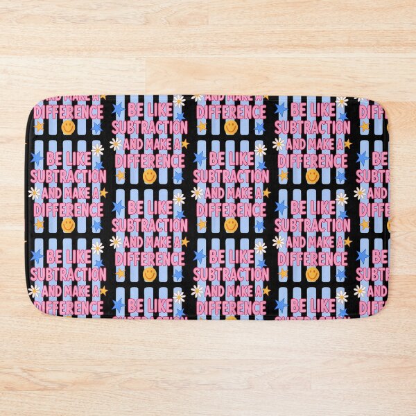 Item preview, Be Like Subtraction And Make A Difference designed and sold by Tazmamert-HALOM.