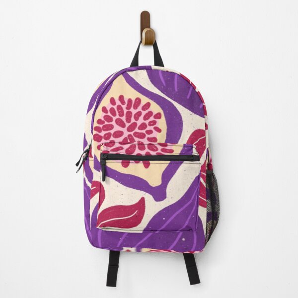 Item preview, Cute Purple Figs Fruit Linocut Mediterranean Folk Art designed and sold by LYAN-STORE.