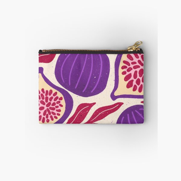 Item preview, Cute Purple Figs Fruit Linocut Mediterranean Folk Art designed and sold by LYAN-STORE.