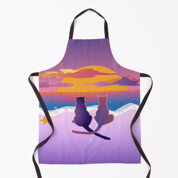 Item preview, Sunset Cats on the Beach designed and sold by OvergrownUnderThe Overgrown Understory.