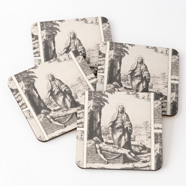 Item preview, Pieta Virgin Mary Mourning Christ designed and sold by artofuniverse.