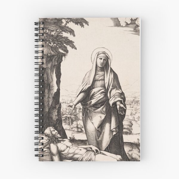 Item preview, Pieta Virgin Mary Mourning Christ designed and sold by artofuniverse.