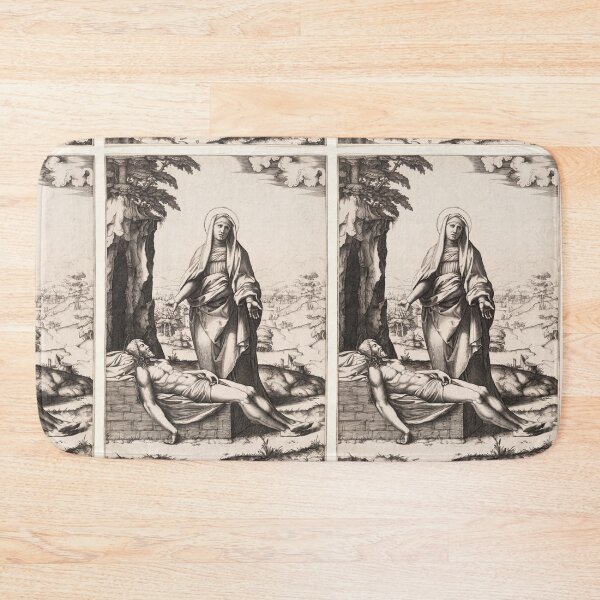 Item preview, Pieta Virgin Mary Mourning Christ designed and sold by artofuniverse.