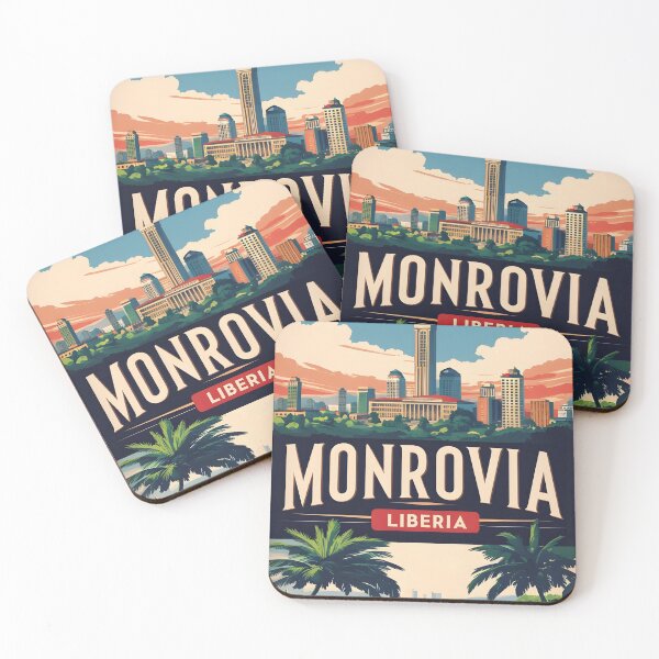 Item preview, Monrovia Liberia Vintage Travel Tourism designed and sold by TravelersGems.