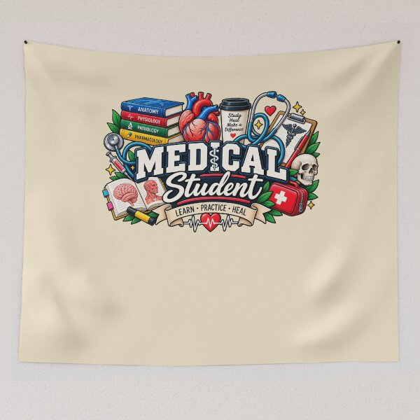 Item preview, Medical Student Back To School Gift Learn Practice Heal designed and sold by Corvoria.