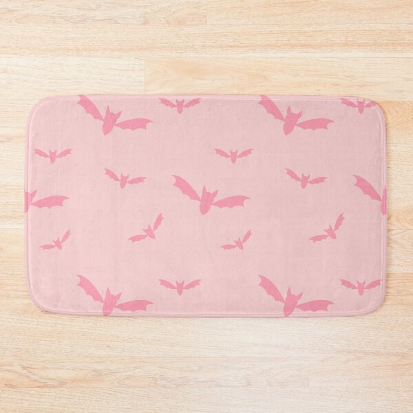Item preview, Cute Pink Bat Seamless Halloween Pattern designed and sold by MathuraPresent.